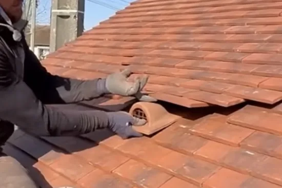 Ventilation de toiture à Creil